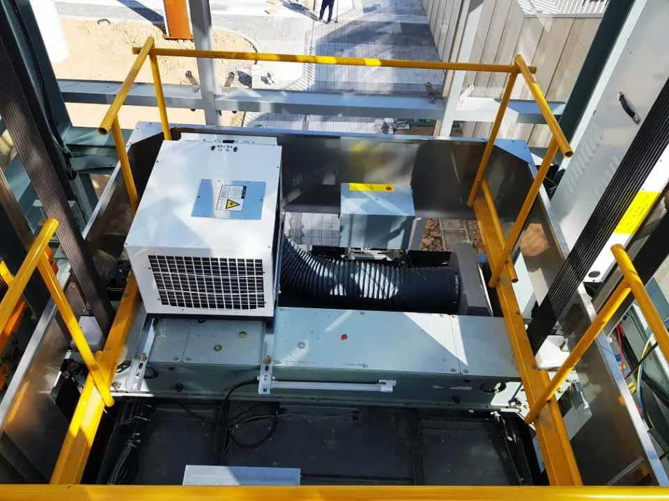 Lắp đặt điều hòa thang máy Apa Carrier